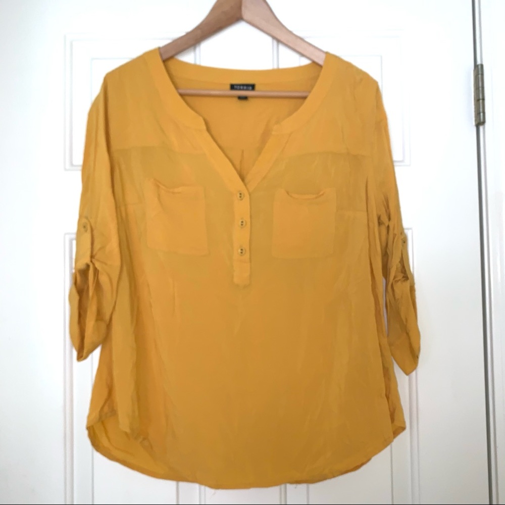 Mustard Yellow Blouse